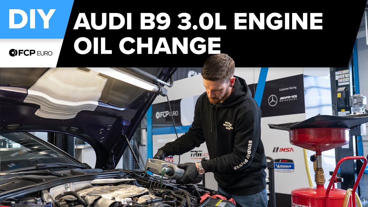 Audi S5 Engine Oil & Filter Change DIY (2018-2025 Audi B9 S5 Sportback, S4, SQ5, EA839 3.0T Engine)
