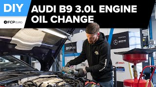 Audi S5 Engine Oil & Filter Change DIY (2018-2025 Audi B9 S5 Sportback, S4, SQ5, EA839 3.0T Engine)