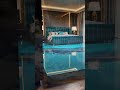 Luxurious bedroom with ocean marble epoxy floor 😍💎🌊✨🔥 #epoxy #homedecor #luxuryliving #design