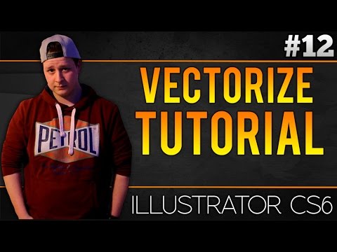How To Vectorize In Adobe Illustrator CS6 - Tutorial #12 - YouTube