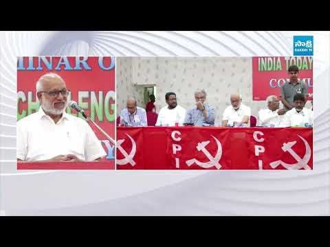 టార్గెట్ మోదీ సర్కార్.. || CPM General Secretary MA Baby Slams Central Govt | @SakshiTV - SAKSHITV