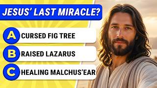 Can You Pass This Impossible Jesus Quiz? ✝️ 25 Bible Questions