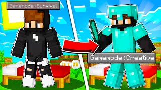 Prank @NightD24 Gamemode Creative di Bedwars Lucky Network! (NGAKAK BANGET!)