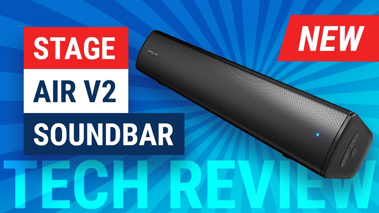 Compact Under - V2 Air Creative Soundbar Test | Review Unbox Stage BT & YouTube Monitor