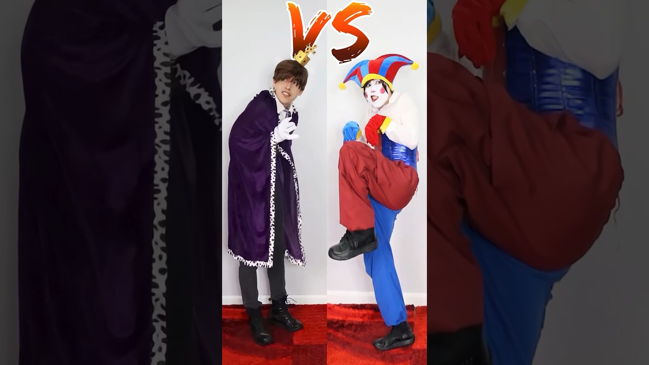 KINGER VS POMNI BOY 🎭 WHO WINS? #cosplay