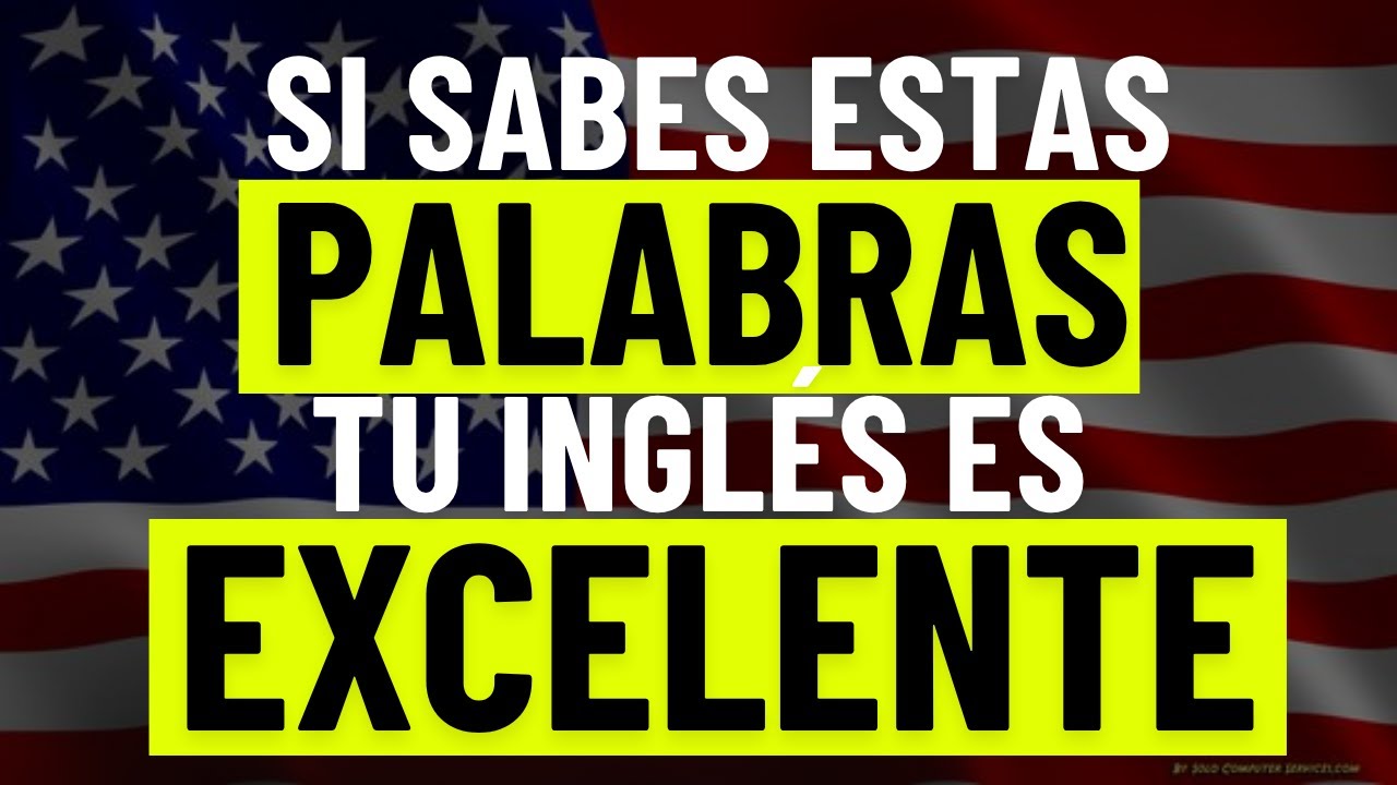 🔴Si sabes estas palabras 💬 ¡Tu inglés🇺🇸es EXCELENTE! 💪✨ (Test rápido de inglés ⚡️)