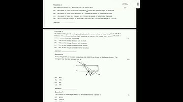 Physics Question paper & Answer Key ICSE SEMESTER-1  09/12/21