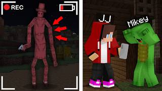 JJ and Mikey Watch THE OLD DETECTIVE on The Cameras in Minecraft !? Maizen screenshot 3