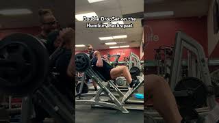 Hack Squat Double Drop Set