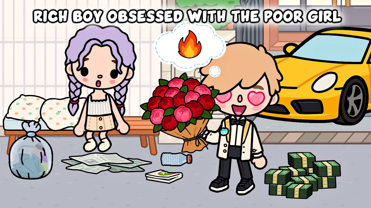 Rich Boy Obsessed with the Poor Girl 😱💸| Toca Boca Life Story