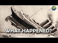 The sinking of Lusitania