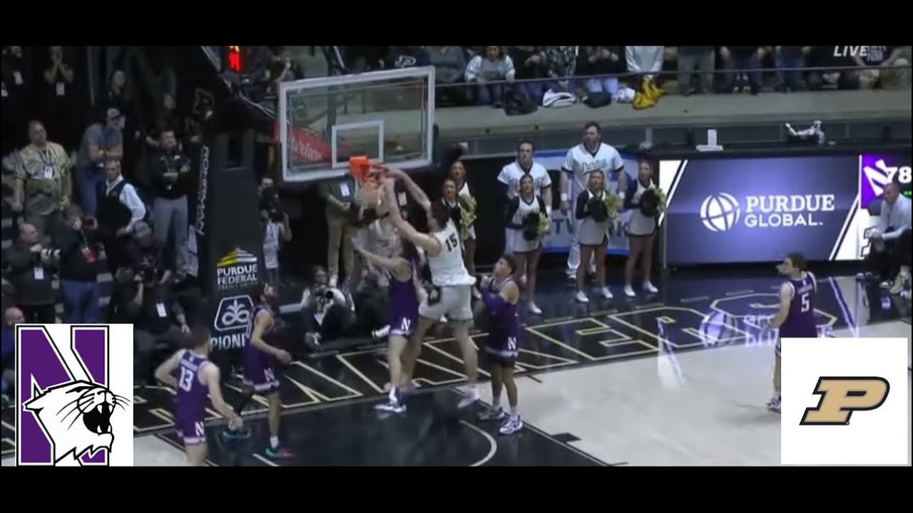 Northwestern vs #2 Purdue Basketball Game Highlights 1 31 2024 - YouTube