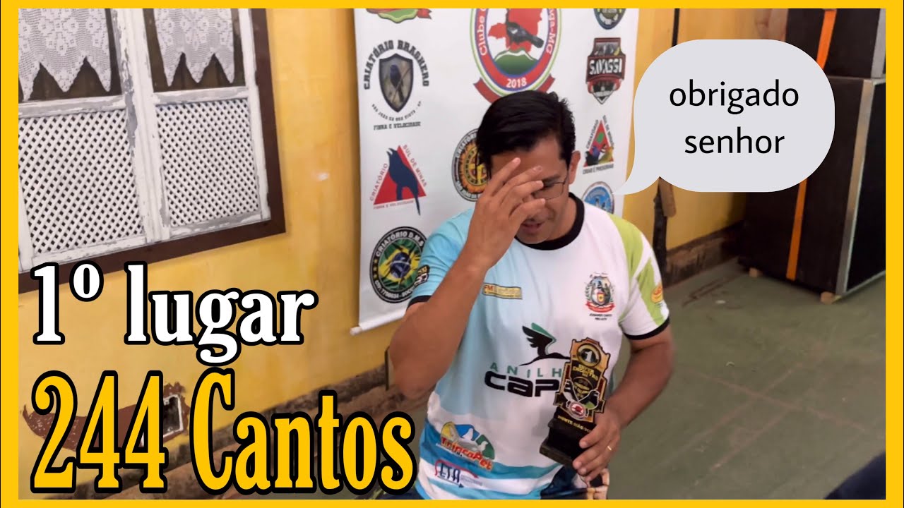 CONSEGUIMOS O TÃO DESEJADO PRIMEIRO LUGAR NA RODA DE COLEIRO PAPA-CAPIM