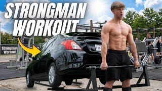 I TRIED A STRONGMAN WORKOUT