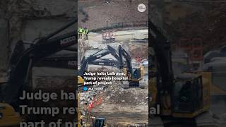 Judge halts White House ballroom, Trump reveals hospital part of project