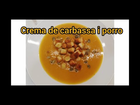 Vídeo: Com Fer Una Galeta Amb Porros, Carbassa I Feta