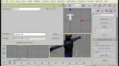 Importing CS models + Animation in 3DS Max (Tutorial english)