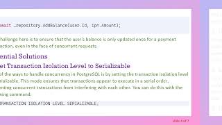 Handling Concurrency in PostgreSQL Transactions