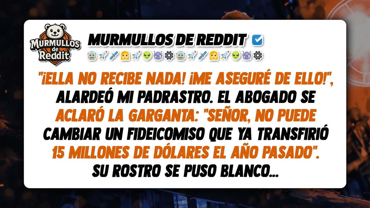 Mi Padrastro Anunció Que Me Sacaba del Testamento de Mamá Durante la Lectura: El Abogado Empezó...