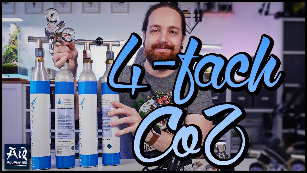 Übertriebene Sodastream CO2-Anlage auch für große Aquarien! | AquaOwner