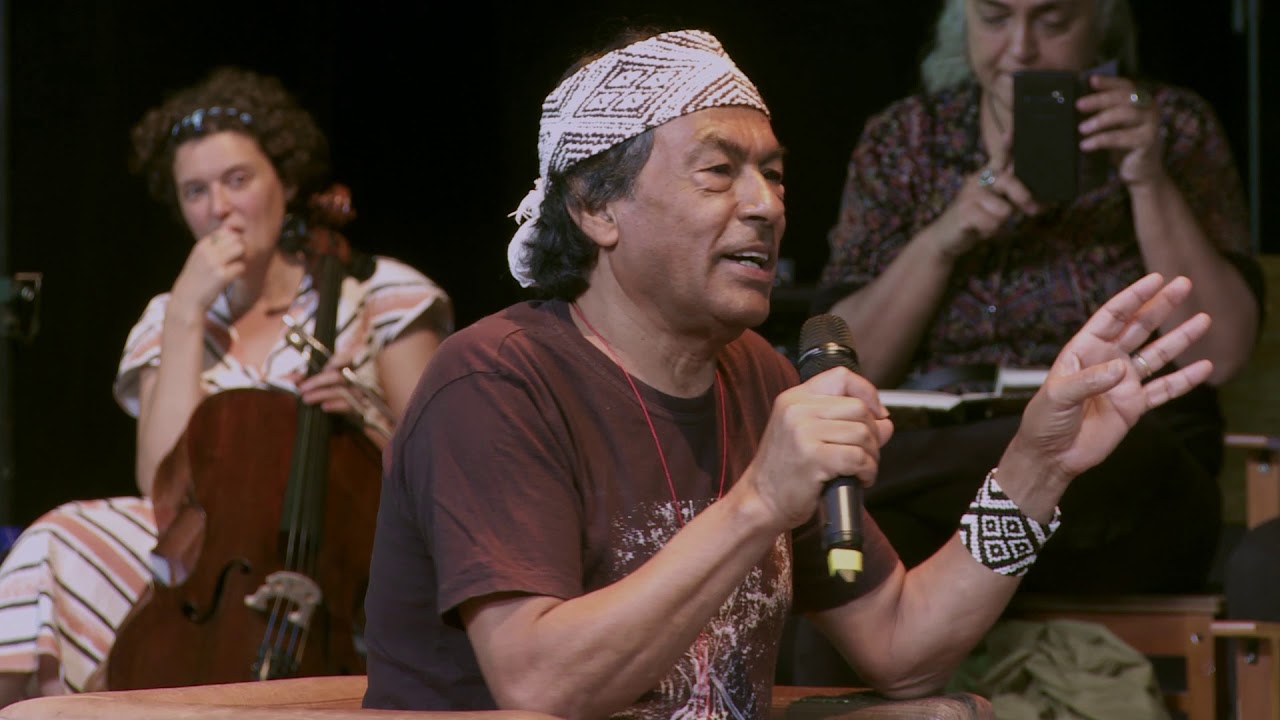 Ailton Krenak, chefe Seattle e Davi Kopenawa