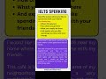 IELTS Speaking Part 2 : Describe a place where you like to spend time with your friends. #shorts