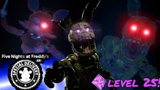 ДОСТИГ 25 УРОВНЯ И ПОБЕДИЛ СПРИНГТРАПА И АГРЕССИВНОГО ФОКСИ! | FNaF AR! Beating Map Springtrap!