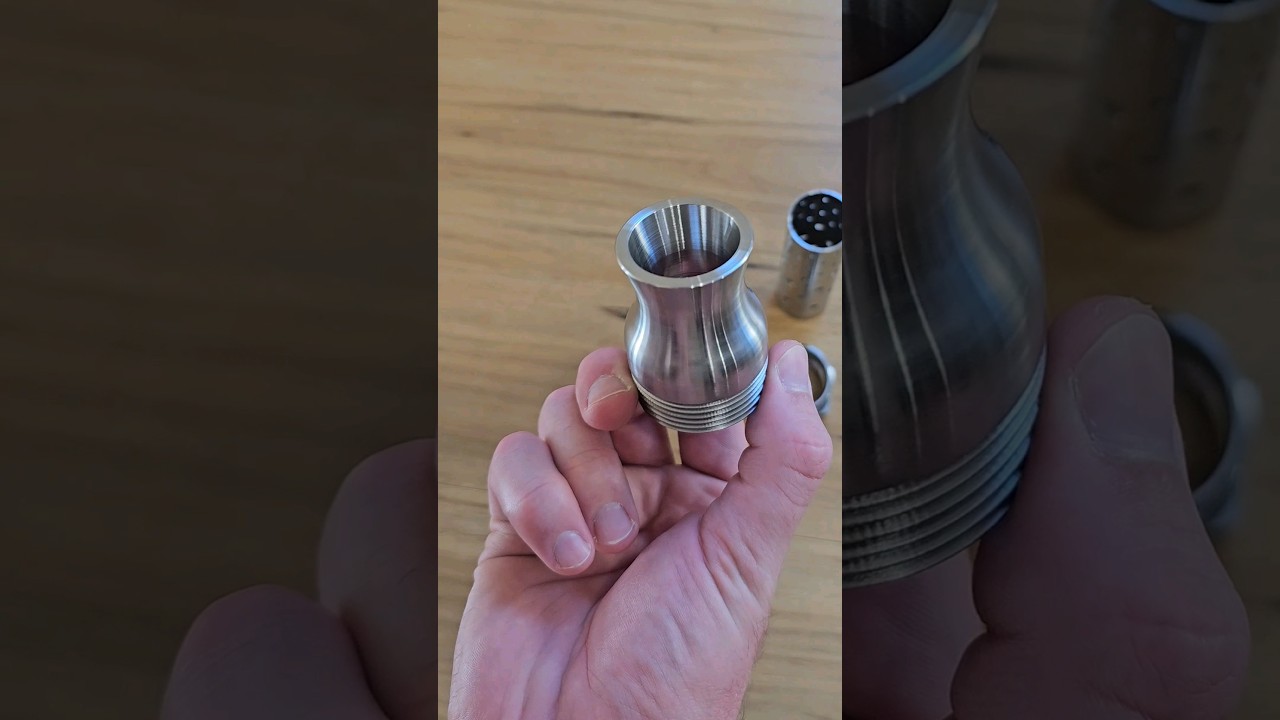 CNC machining nozzles is immensely satisfying 😌 