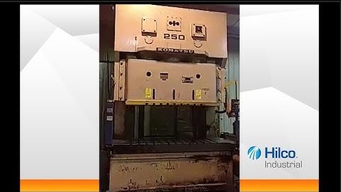 Komatsu OBW250 250 Ton Two Point Gap Frame Press