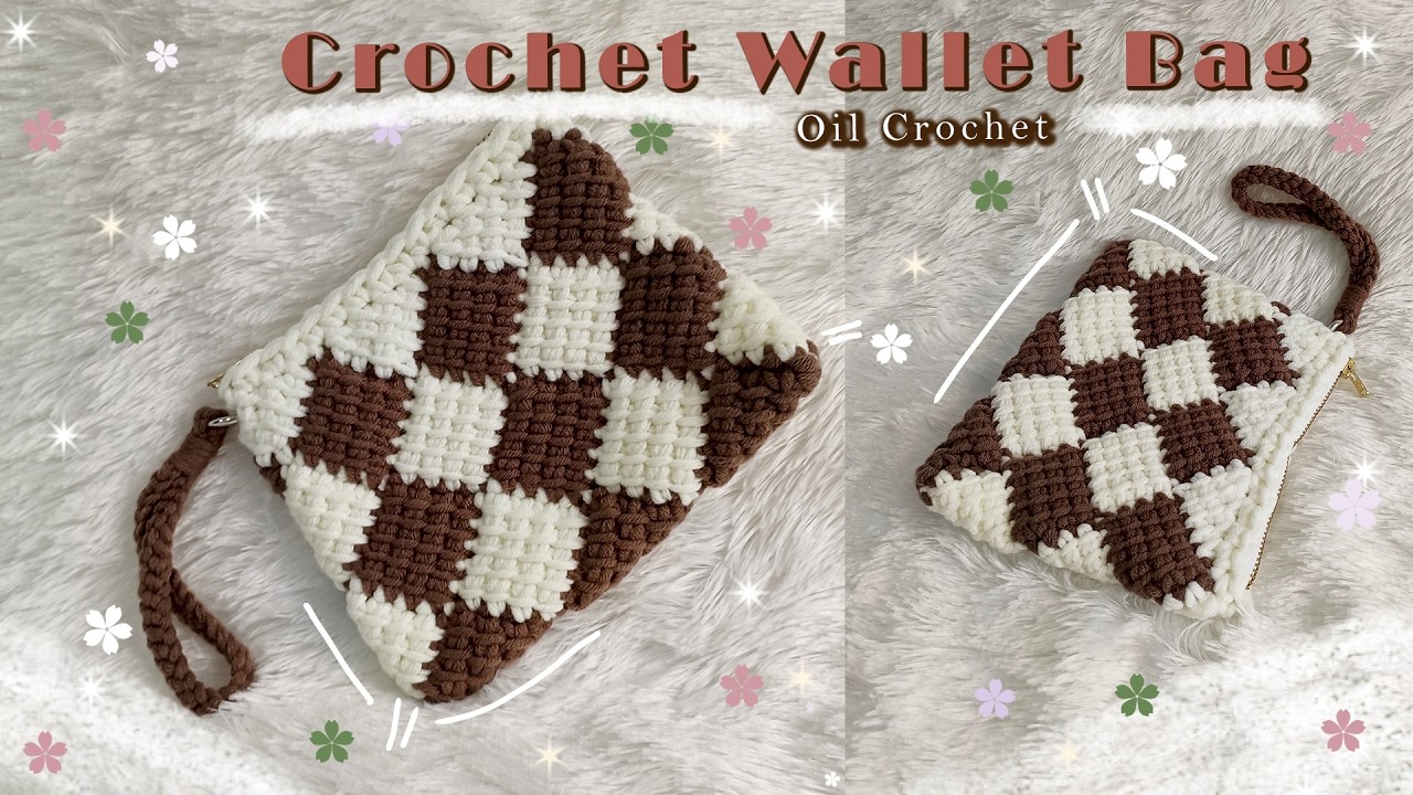 Crochet Wallet Bag Tutorial ✨ Crochet Bag Ideas