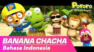 Banana Cha Cha Bahasa Indonesia | Bernyanyi dan Menari Bersama lagu Pororo's Banana! screenshot 5