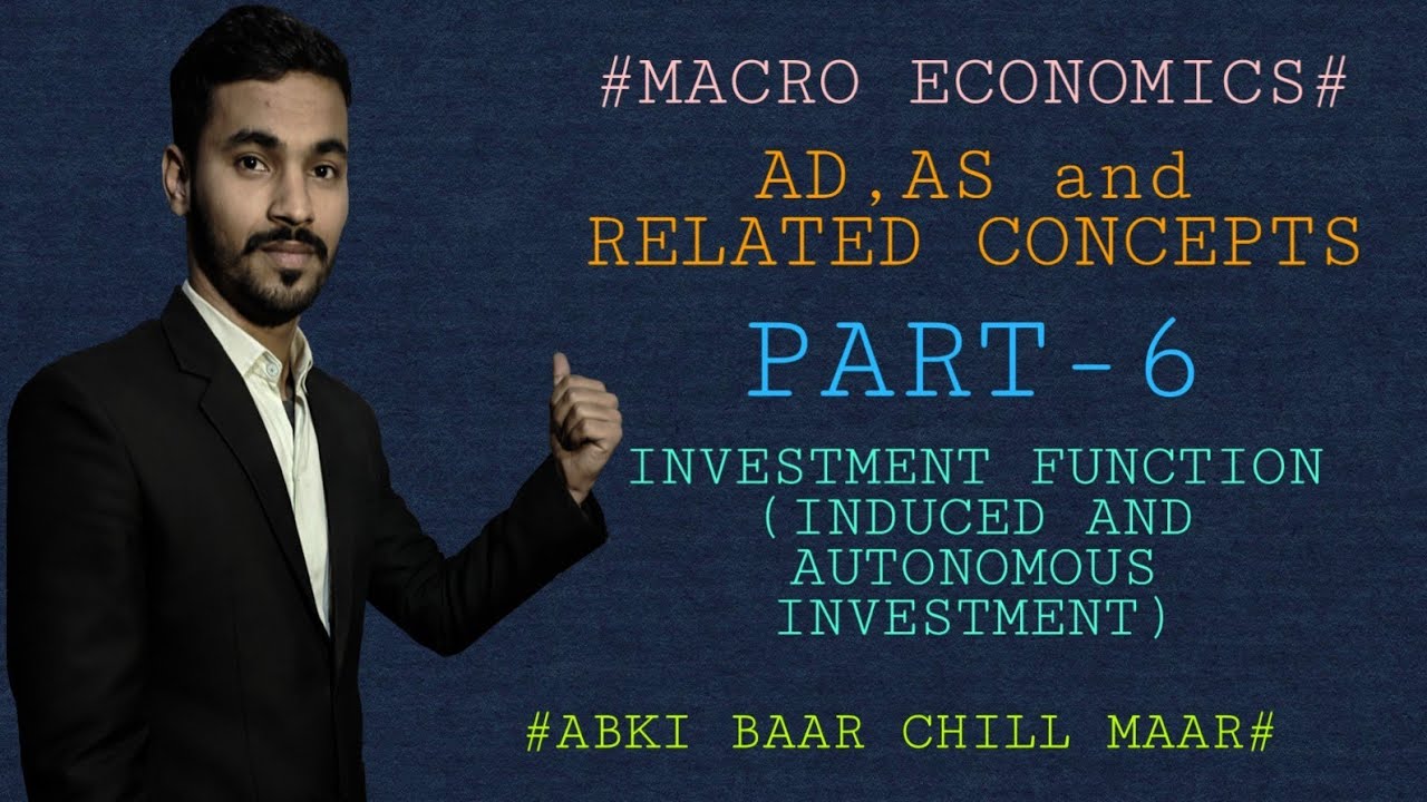 Investment Function Induced Investment And Autonomous Investment 
