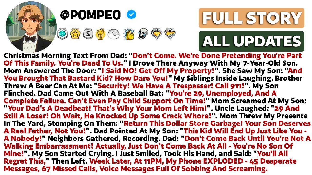 Christmas Morning Text From Dad: 