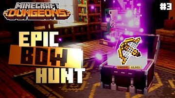 Unique Weapon Hunting: GILDED Harp Crossbow in Minecraft Dungeons (Part 3)