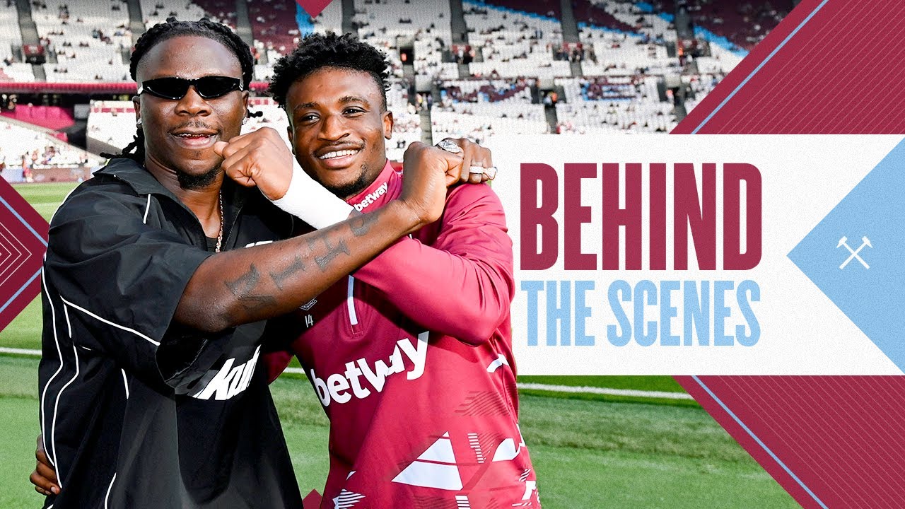 “I’m Going To Get My Hammer Tattoo Tonight” ⚒️ 🇬🇭 | Stonebwoy x Mohammed Kudus | Behind The Scenes