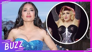 Salma Hayek fue la invitada especial en el último show de Madonna en México | Buzz