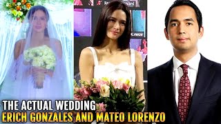 Erich Gonzales ACTUAL WEDDING DAY to Mateo Lorenzo at St James The Great Parish March 23, 2022