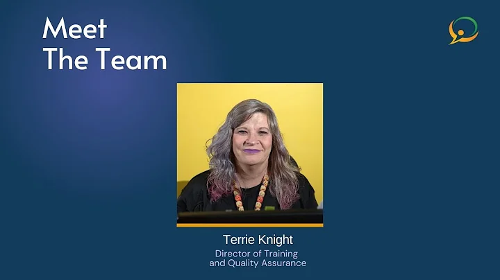 Meet Terrie Knight, Director of Training and Quali...