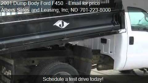 2001 Dump Body Ford F450  w Hoist Stk#5418 - for sale in Bis