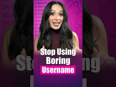 Pick the Perfect Username For Your Niche! #viral #viralshorts #shorts #feet #challenge #nickname
