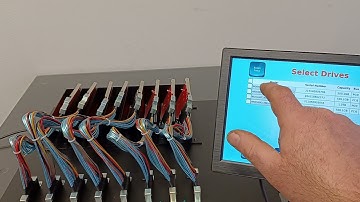 SuperCopier Desktop 8 NVMe U.2 ports Drive Duplicator and Cloning unit