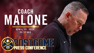 Coach Malone Full Post Game Press Conference vs. Spurs 🎙