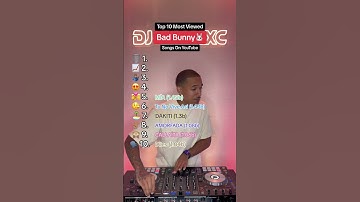 Thumbnail of The Top 10 MOST VIEWED Bad Bunny Songs On YouTube