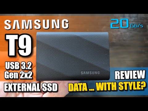 Samsung T9 Portable SSD Review - 20Gb/s Performance in Your Pocket? 
