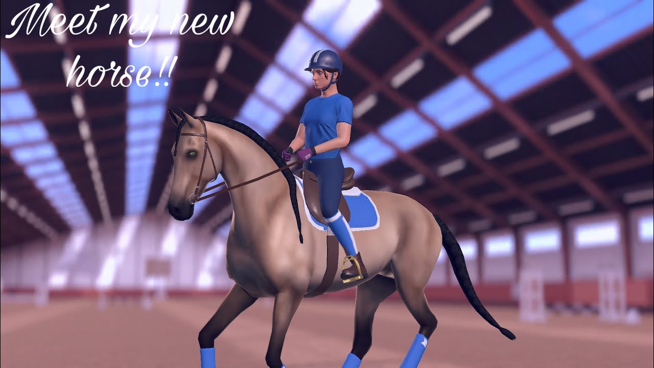 Meet my new horse !! Equestrian the game YouTube