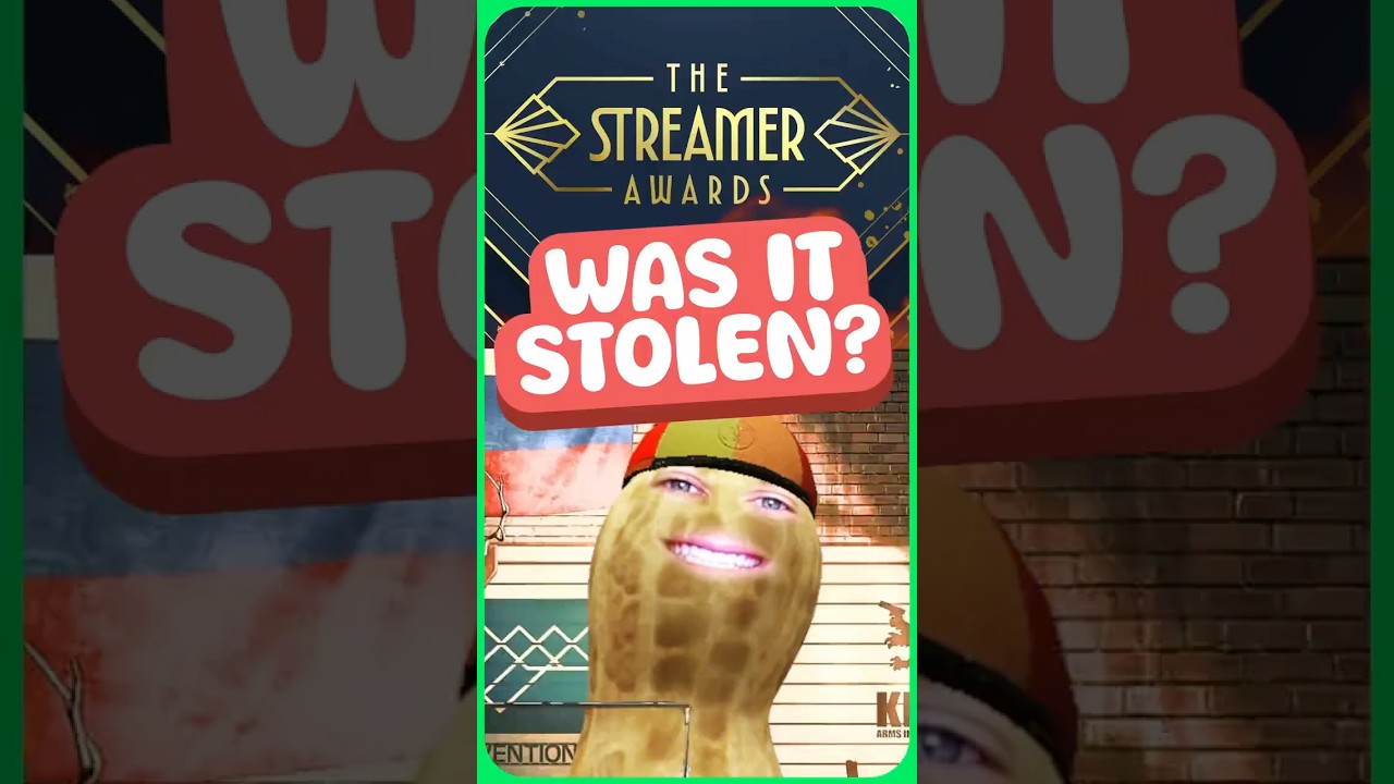 WAS THE STREAMER AWARDS STOLEN? #streamerawards #internetnews #burntpeanut