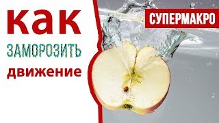 Как заморозить движение | Видеоурок | Супер макро 5