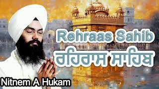 Rehraas Sahib || Bhai Manpreet Singh kanpuri || Daily sikh Prayer || Nitnem