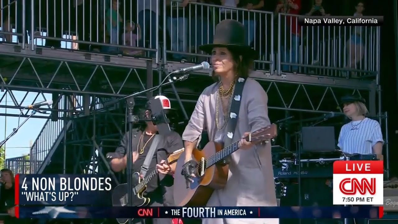 4 Non Blondes - What's Up? (The Fourth in America Live Performance)