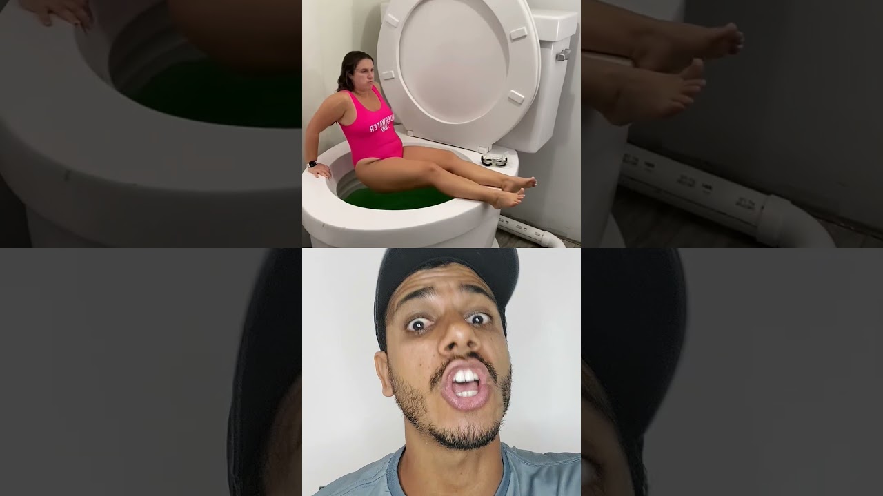 caindo dentro da privada 🚽 🚽